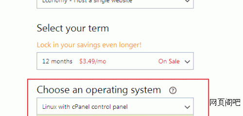 Godaddy的1美元虚拟主机选择Linux或者Windows