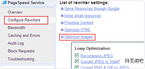 Google PageSpeed Service重写CSS